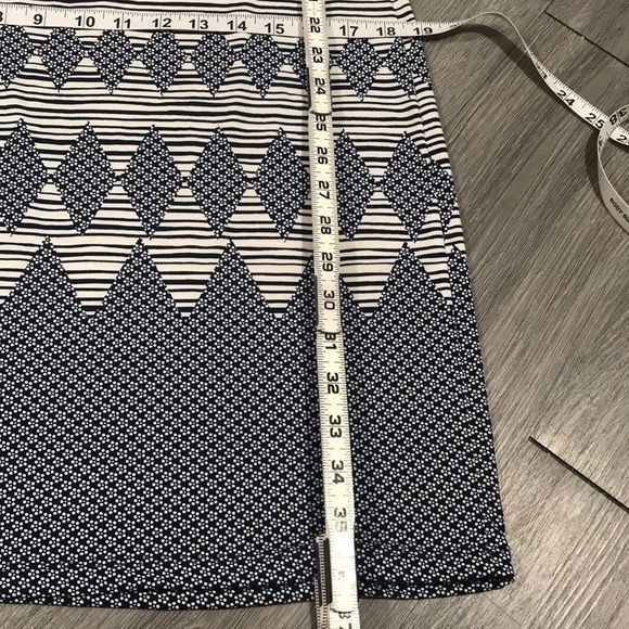 Max Studio NWT 3/4 Sleeve Navy Stripe Dress - Picture 10 of 11